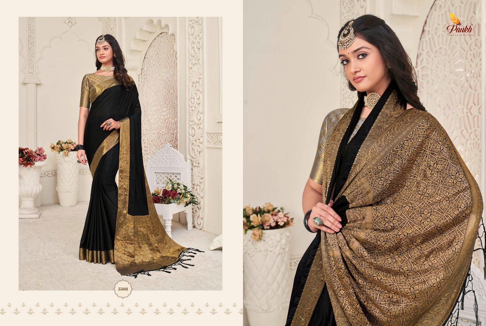 Alora Silk By Pankh 5501-5510 Party Wear Sarees Catalog